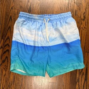 Sol Angeles blue men’s swim trunks SZ M Medium